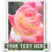 Rosa Elegant Lady [Cut Seal] Aufkleber (Vorderseite)