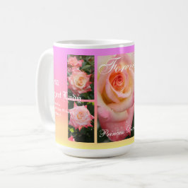 Rosa Elegant Lady [Klassische Tasse] Kaffeetasse
