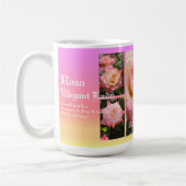 Rosa Elegant Lady [Klassische Tasse] Kaffeetasse (Links)