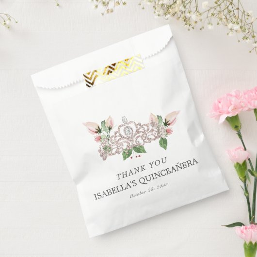 Rosa Elegant Quinceñera Geschenktütchen (Versiegelt)