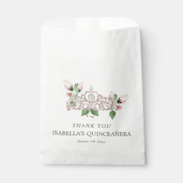 Rosa Elegant Quinceñera Geschenktütchen