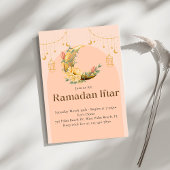 Rosa Elegant Ramadan Iftar Einladung