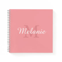 Rosa Elegant und Personalisiertes Monogramm