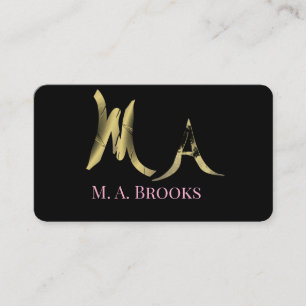 Rosa Elegante Abstrakt Swirl Classic Business Card Visitenkarte