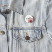 Rosa elegante Blume Button (Beispiel)