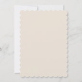 Rosa elegante Brautdusche Einladung (Rückseite)