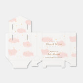 Rosa Elegante Cloud Nine Girl Baby Dusche Geschenkschachtel (Ungefaltet)