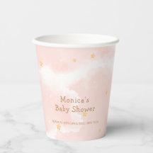 Rosa Elegante Cloud Nine Stars Girl Babydusche