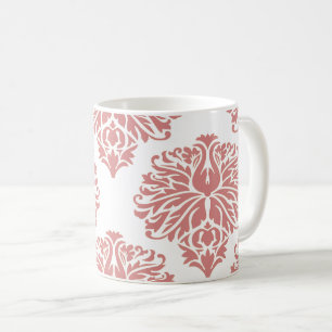 Rosa Elegante Damask Tasse