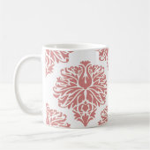 Rosa Elegante Damask Tasse (Links)