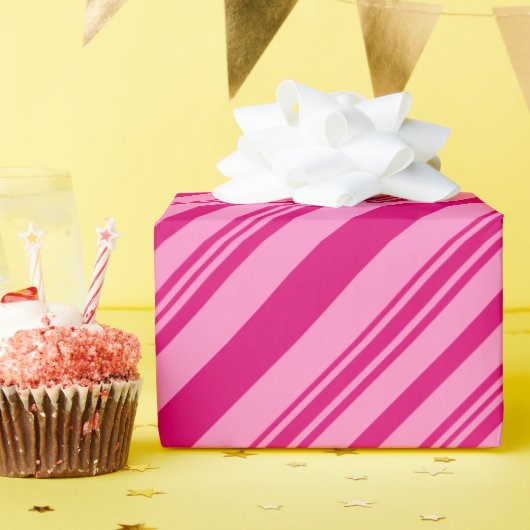Rosa Elegante Farbe des Valentinstag Geschenkpapier (Geburtstagsparty)