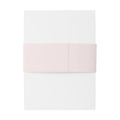 Rosa Elegante Hochzeit Einladungsbanderole (Rückseitenbeispiel)