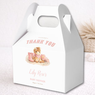 Rosa elegante kleine Cowgirl-Baby-Mädchen-Partyges Geschenkschachtel