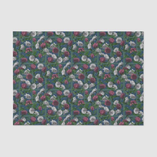 Rosa Elegante Rose Seidenpapier (Vorderseite)