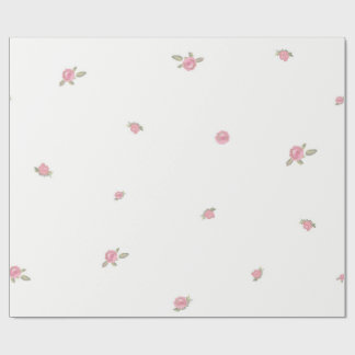 Rosa elegante Rosen Geschenkpapier