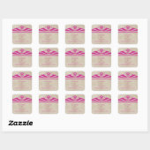 Rosa Eleganter Deko Wedding Stickers (Blatt)