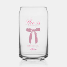 Rosa eleganter Junggeselinnen-Abschied