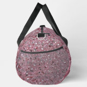 Rosa eleganter simulierter schimmernder Partikelef Duffle Bag (Rechts)