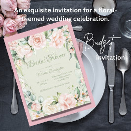 Rosa Elegantes Brautparty des Blumenhaushalts