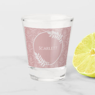 Rosa elegantes Personalisiertes Schuss-Glas aus Da Schnapsglas