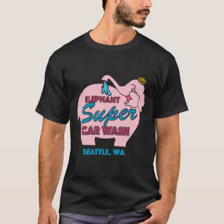 Rosa Elephant Car Wash Klassischer T - Shirt