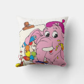 Rosa Elephant Decorative Kissen (Rückseite)