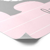 Rosa Elephant Dream Big Little One Kinderzimmer De Poster (Ecke)