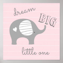 Rosa Elephant Dream Big Little One Kinderzimmer De