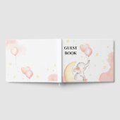 Rosa Elephant Gästebuch (Voll)