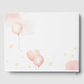 Rosa Elephant Gästebuch (Rückseite)