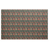 Rosa / Elfenbein / Grüner Blumenjugend Stoff (Fat Quarter (45,7 x 55,9 cm))