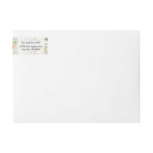 Rosa Elfenbein Rose Blumenblätter aus rustikalem H (Vorderseite)