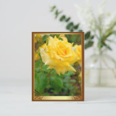 Rosa Emblem [Postkarte] Postkarte (Stehend Vorderseite)