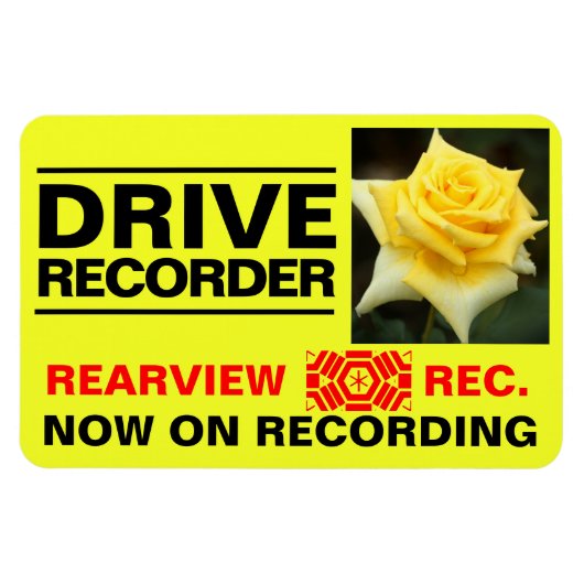 Rosa Emblem:Warning Magnet Plate (Horizontal)