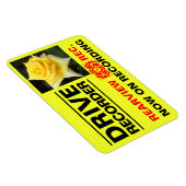 Rosa Emblem:Warning Magnet Plate (Rechte Seite)