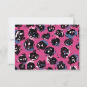 Rosa emo Bildhauerei Einladung & Stationery Gruß (Vorderseite)