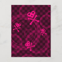 rosa Emo-Muster mit Kreisen