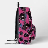 Rosa emo-Skulptur-Accessoires Flaggen Wallets Ruck Bedruckter Rucksack (Links)