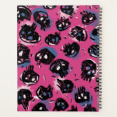 Rosa emo-Skulptur Büros und Schulmaterial Kalender Planer (Rückseite)