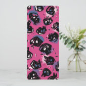 Rosa emo Skulptur Einladungen & Geschichten (Stehend Vorderseite)