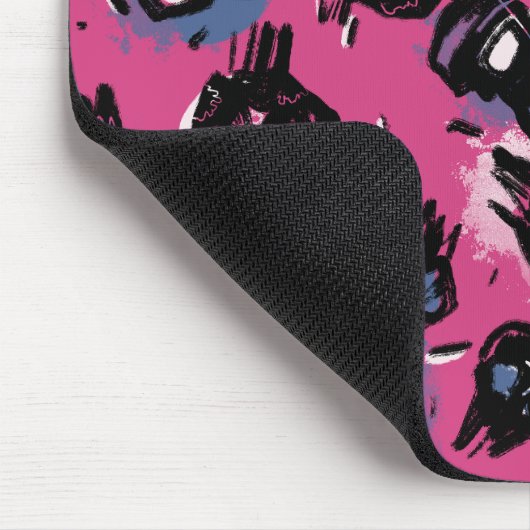 rosa emo skulptur Elektronik Computer & Laptop Mousepad (Ecke)