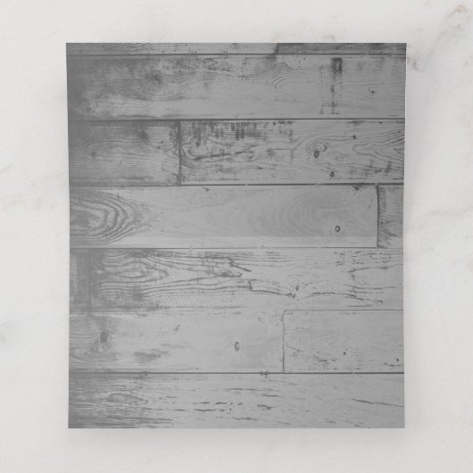 Rosa Empfang Platzkarte (Innenseite Aufgefaltet)