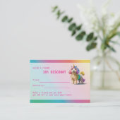 Rosa Empfehle einen Freund Poodle Karten (Stehend Vorderseite)