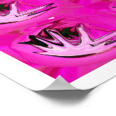 Rosa Empfindungen Poster (Ecke)