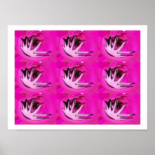 Rosa Empfindungen Poster (Vorne)