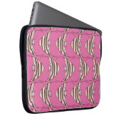 Rosa Engel Fisch Laptop-Sieb Laptopschutzhülle (Vorne Rechts)
