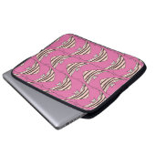 Rosa Engel Fisch Laptop-Sieb Laptopschutzhülle (Vorne Knopf)