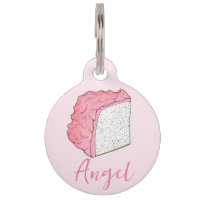 Rosa Engel Food Cake Slice Backen Personalisiert
