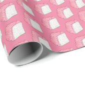 Rosa Engel Food Schwammkuchen Slice Backen Feinsch Geschenkpapier (Rolleneckpunkt)