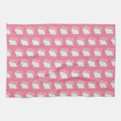 Rosa Engel Food Schwammkuchen Slice Backen Feinsch Geschirrtuch (Horizontal)